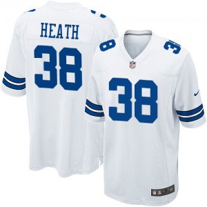 Jeunes Cowboys de Dallas Nike # 38 Jeff Heath Élite blanc NFL Maillot Magasin