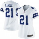 Women Nike Dallas Cowboys &21 Joseph Randle Elite White NFL Jersey