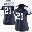 Women Nike Dallas Cowboys &21 Joseph Randle Elite Navy Blue Throwback Alternate NFL Jersey
