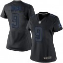 Women Nike Dallas Cowboys &9 Tony Romo Elite Black Impact NFL Jersey