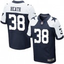 Men Nike Dallas Cowboys &38 Jeff Heath Elite Navy Blue Throwback Alternate NFL Jersey