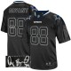 Men Nike Dallas Cowboys &88 Dez Bryant Elite Lights Out Black Autographed NFL Jersey