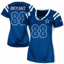 Women Nike Dallas Cowboys &88 Dez Bryant Elite Blue Draft Him Shimmer NFL Jersey