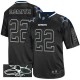 Men Nike Dallas Cowboys &22 Emmitt Smith Elite Lights Out Black Autographed NFL Jersey
