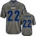 Men Nike Dallas Cowboys &22 Emmitt Smith Elite Grey Vapor NFL Jersey