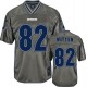 Youth Nike Dallas Cowboys &82 Jason Witten Elite Grey Vapor NFL Jersey