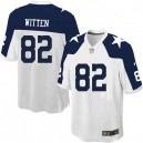 Youth Nike Dallas Cowboys &82 Jason Witten Elite White Throwback Alternate NFL Jersey