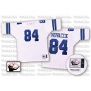 Mitchell and Ness Dallas Cowboys &84 Jay Novacek Authentic White Throwback NFL Jersey