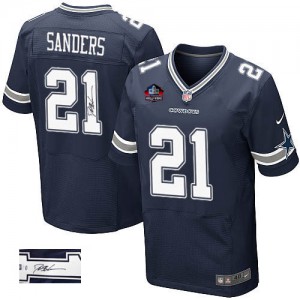 Hommes Nike Dallas Cowboys # 21 Deion Sanders élite équipe bleu marine couleur dédicacée NFL Maillot Magasin Hommes Nike Dallas Cowboys # 21 Deion Sanders élite équipe bleu marine couleur dédicacée NFL Maillot Magasin