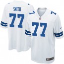 Youth Nike Dallas Cowboys &77 Tyron Smith Elite White NFL Jersey
