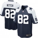 Youth Nike Dallas Cowboys &82 Jason Witten Elite Navy Blue Throwback Alternate NFL Jersey