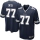 Youth Nike Dallas Cowboys &77 Tyron Smith Elite Navy Blue Team Color NFL Jersey