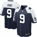 Youth Nike Dallas Cowboys &9 Tony Romo Elite Navy Blue Throwback Alternate NFL Jersey