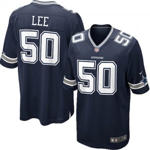 Couleur NFL maillot de l'équipe jeunesse Nike Dallas Cowboys # 50 Sean Lee Élite Navy Blue
