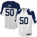 Youth Nike Dallas Cowboys &50 Sean Lee Elite White Throwback Alternate NFL Jersey