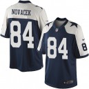 Youth Nike Dallas Cowboys &84 Jay Novacek Elite Navy Blue Throwback Alternate NFL Jersey
