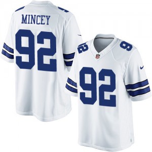 Jeunes Cowboys de Dallas Nike # 92 Jeremy Mincey Élite blanc NFL Maillot Magasin