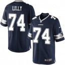 Youth Nike Dallas Cowboys &74 Bob Lilly Elite Navy Blue Team Color NFL Jersey