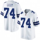 Youth Nike Dallas Cowboys &74 Bob Lilly Elite White NFL Jersey