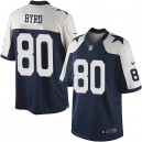 Youth Nike Dallas Cowboys &80 LaRon Byrd Elite Navy Blue Throwback Alternate NFL Jersey
