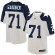 Youth Nike Dallas Cowboys &71 Ben Gardner Elite White Throwback Alternate NFL Jersey
