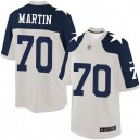 Youth Nike Dallas Cowboys &70 Zack Martin Elite White Throwback Alternate NFL Jersey