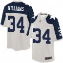 Youth Nike Dallas Cowboys &34 Ryan Williams Elite White Throwback Alternate NFL Jersey