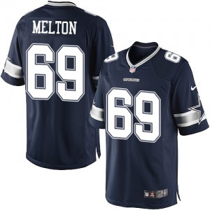 Jeunes Cowboys de Dallas Nike # 69 Henry Melton élite bleu marine équipe NFL Maillot Magasin de couleur