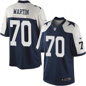 Jeunes Cowboys de Dallas Nike # 70 Zack Martin élite bleu marine Throwback alternent NFL Maillot Magasin