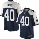 Youth Nike Dallas Cowboys &40 Bill Bates Elite Navy Blue Throwback Alternate NFL Jersey