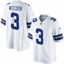 Youth Nike Dallas Cowboys &3 Brandon Weeden Elite White NFL Jersey