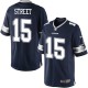 Youth Nike Dallas Cowboys &15 Devin Street Elite Navy Blue Team Color NFL Jersey