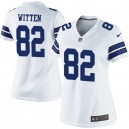 Women Nike Dallas Cowboys &82 Jason Witten Elite White NFL Jersey
