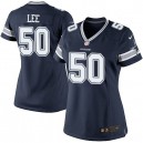 Women Nike Dallas Cowboys &50 Sean Lee Elite Navy Blue Team Color NFL Jersey
