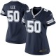 Women Nike Dallas Cowboys &50 Sean Lee Elite Navy Blue Team Color NFL Jersey