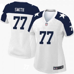 Femmes Nike Dallas Cowboys # 77 Tyron Smith élite blanche Throwback alternent NFL Maillot Magasin Femmes Nike Dallas Cowboys # 77 Tyron Smith élite blanche Throwback alternent NFL Maillot Magasin