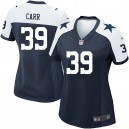 Women Nike Dallas Cowboys &39 Brandon Carr Elite Navy Blue Throwback Alternate NFL Jersey