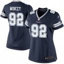Women Nike Dallas Cowboys &92 Jeremy Mincey Elite Navy Blue Team Color NFL Jersey