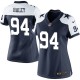 Women Nike Dallas Cowboys &94 Charles Haley Elite Navy Blue Throwback Alternate NFL Jersey
