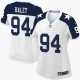 Women Nike Dallas Cowboys &94 Charles Haley Elite White Throwback Alternate NFL Jersey