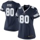 Women Nike Dallas Cowboys &80 LaRon Byrd Elite Navy Blue Team Color NFL Jersey