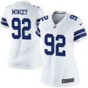 Women Nike Dallas Cowboys &92 Jeremy Mincey Elite White NFL Jersey