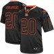 Men Nike Cincinnati Bengals &20 Reggie Nelson Elite Lights Out Black NFL Jersey