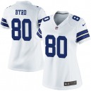 Women Nike Dallas Cowboys &80 LaRon Byrd Elite White NFL Jersey