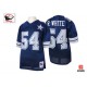 Mitchell And Ness Dallas Cowboys &54 Randy White Authentic Navy Blue 25TH Patch Throwback NFL Jersey