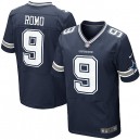 Men Nike Dallas Cowboys &9 Tony Romo Elite Navy Blue Team Color NFL Jersey