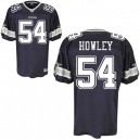 Men Reebok Dallas Cowboys &54 Chuck Howley Authentic Navy Blue Team Color Throwback NFL Jersey