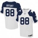 Men Nike Dallas Cowboys &88 Dez Bryant Elite White Throwback Alternate NFL Jersey