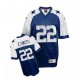Men Reebok Dallas Cowboys &22 Emmitt Smith Authentic Navy Blue Thanksgiving Throwback NFL Jersey
