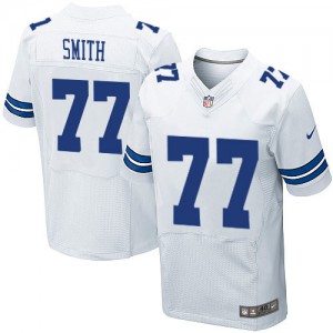Hommes Nike Dallas Cowboys # 77 Tyron Smith Élite blanc NFL Maillot Magasin